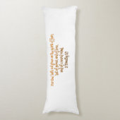 Gott hat uns den Geist der Angst nicht gegeben Seitenschläferkissen (Vorderseite Vertikal)