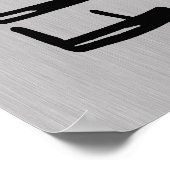 Gott hat uns nicht den Geist der Furcht-Schrift ge Poster (Ecke)