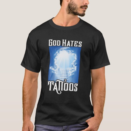 Gott Hates Tattoos T-Shirt (Vorderseite)