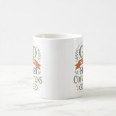 Gott heißt ehrliche Gespräche willkommen Christlic Kaffeetasse (Mittel)