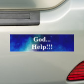 GOTT, HELFE AUTOAUFKLEBER (Auf Auto)