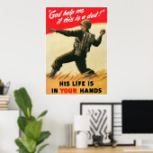Gott helfe mir, wenn das ein Kerl ist! — Grenze Poster (Heimbüro)