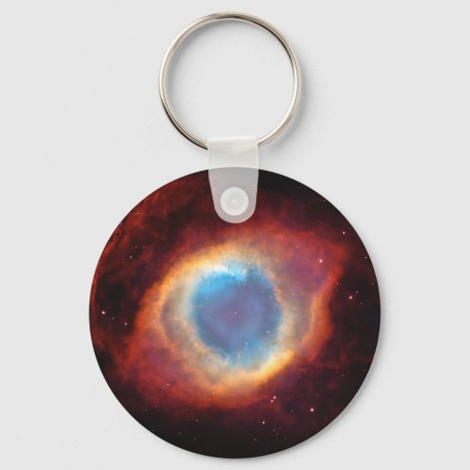 Gott Helix Nebula Star Evolution Rotes Blau Schlüsselanhänger (Vorderseite)