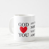 Gott Herz Sie Kaffeetasse (Vorderseite Links)