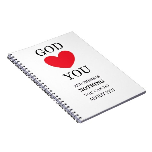 Gott Herz Sie Notizblock (Rechte Seite)