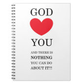 Gott Herz Sie Notizblock (Vorderseite)