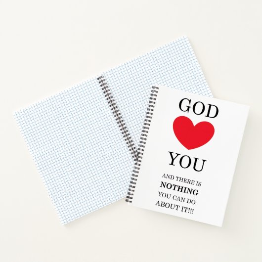 Gott Herz Sie Notizblock (Innenseite)