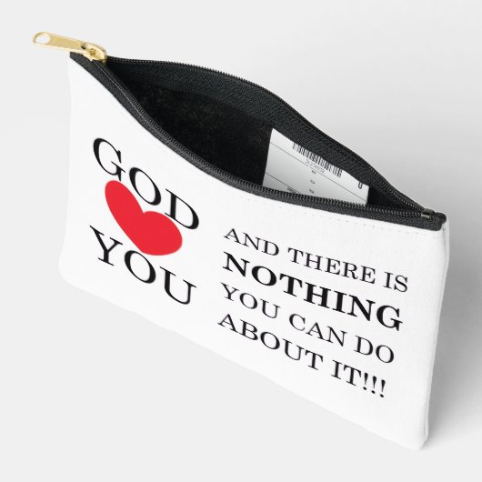 Gott Herz Sie Zubehörtasche (Offen)