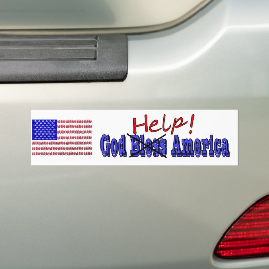Gott-Hilfe Amerika Autoaufkleber (Auf Auto)