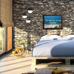 Gott hilft denen, die sich selbst helfen Spruchpos Poster