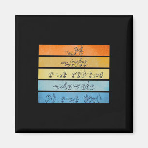 Gott hört Gebete Gehörtes Bewusstsein Vintag Sign Magnet