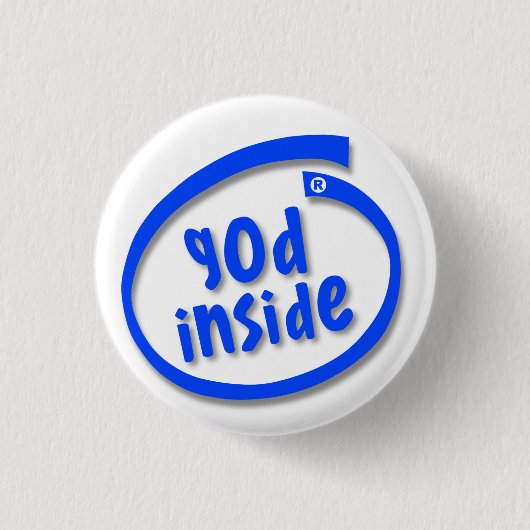 Gott im Inneren Button (Vorderseite)
