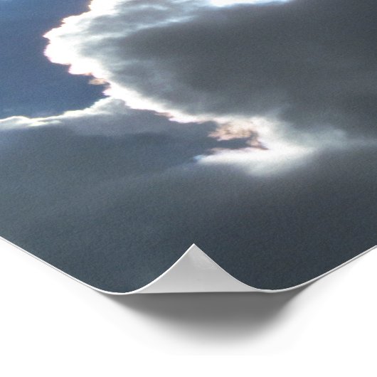 Gott im Sturm Poster (Ecke)