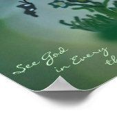 Gott in allem sehen poster (Ecke)