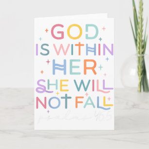 Gott in ihr Christlicher Glaube lässt Gläubige nic Karte