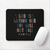 Gott in ihr wird nicht fallen Herbst Herbst Mousepad (Mit Mouse)