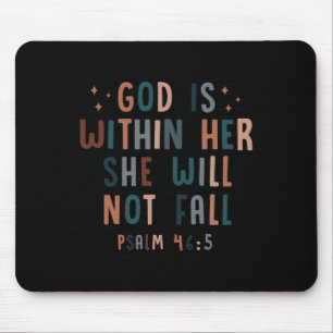 Gott in ihr wird nicht fallen Herbst Herbst Mousepad