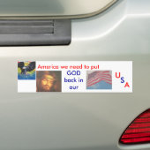 GOTT in USA Autoaufkleber (Auf Auto)