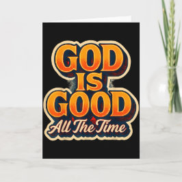 Gott ist alle Zeit gut Christlicher Glaube Jesus C Karte