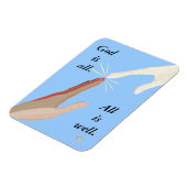 Gott ist alles, nun Energie, Multi-Rasse-Hands-Mag Magnet (Linke Seite)