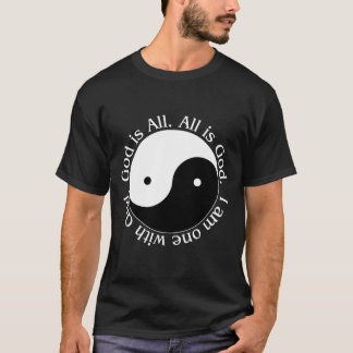 Gott ist alles Yin-Yang-darkshirt T-Shirt