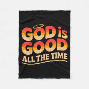 Gott ist allezeit gut Christlich Fleecedecke