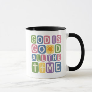 Gott ist allezeit gut Retro Glaube Tasse
