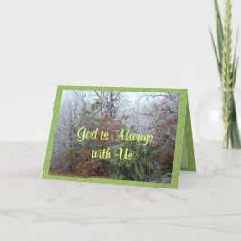 Gott ist Alwayswith-besonders anfertigen jede Karte