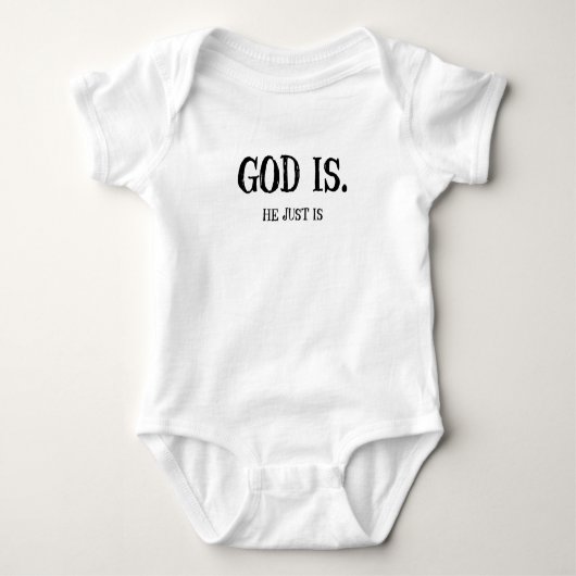 GOTT IST Baby Body Anzug Baby Strampler (Vorderseite)
