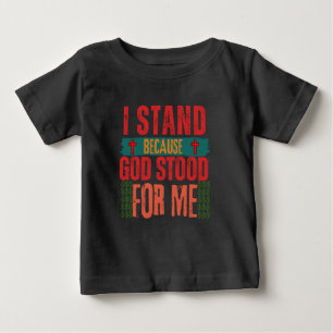 Gott ist bei mir: Christlich Christentum Baby T-shirt