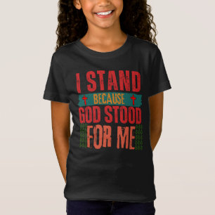 Gott ist bei mir : Religiöser Glaube Dankbarkeit T-Shirt