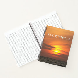 Gott ist bei uns - Ein Ort für die Schrift Notizblock