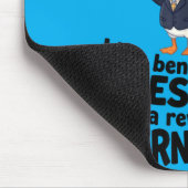Gott ist Chef Mitarbeiter Süße Ente Christlich Mousepad (Ecke)
