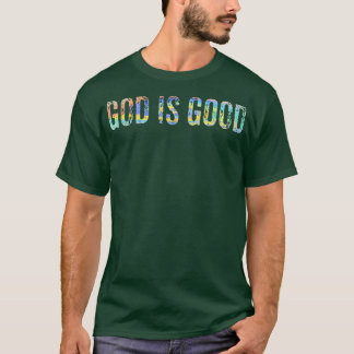 Gott ist Christliche Vintage TieDye T-Shirt