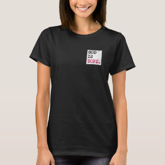 Gott ist Cooler Christlicher Glaube Minimalistisch T-Shirt