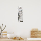 Gott ist das große Tischgebet Poster (Küche)