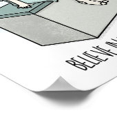 Gott ist das Heilmittel Poster (Ecke)