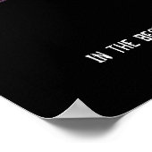 Gott ist das Sonnensystem des Schöpfers - Plakat (Ecke)