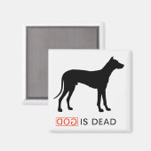 Gott ist das Tote Magnet (Vorderseite/Rückseite)