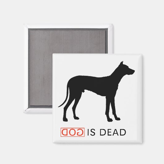 Gott ist das Tote Magnet (Vorderseite/Rückseite)