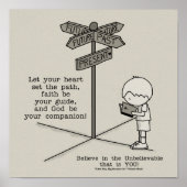 Gott ist dein Begleiter Poster (Vorne)