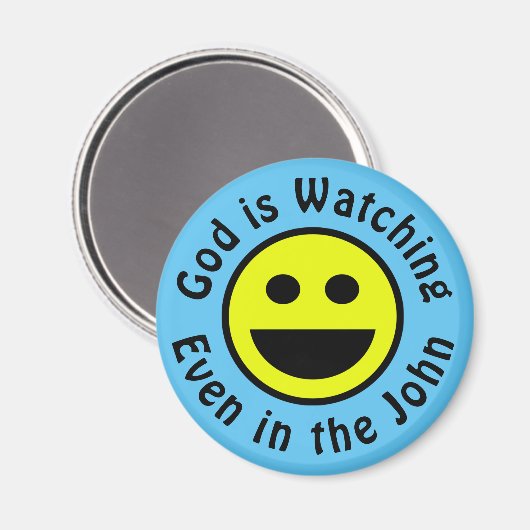 Gott ist der Anguckmagnet Magnet (Vorderseite/Rückseite)