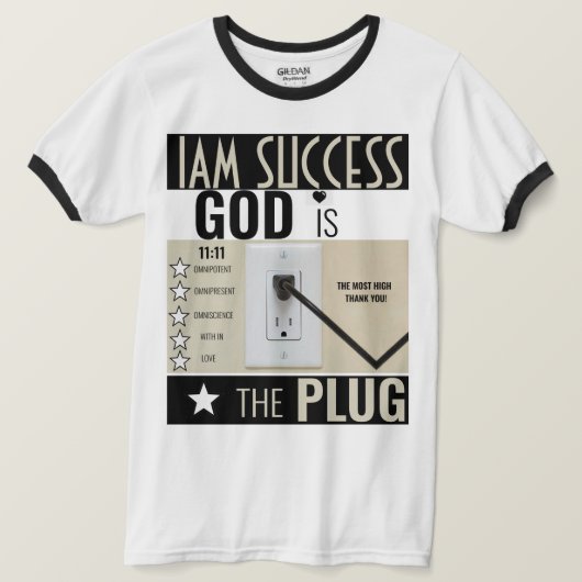 GOTT IST DER ANSCHLUSS T-Shirt (Design vorne)