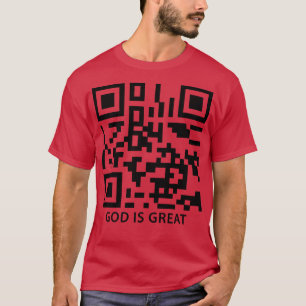 Gott ist der große Qr-Code T-Shirt