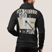 GOTT IST DER PLUG HOODIE (Rückseite)
