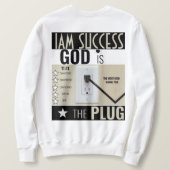 GOTT IST DER PLUG SWEATSHIRT (Design Rückseite)