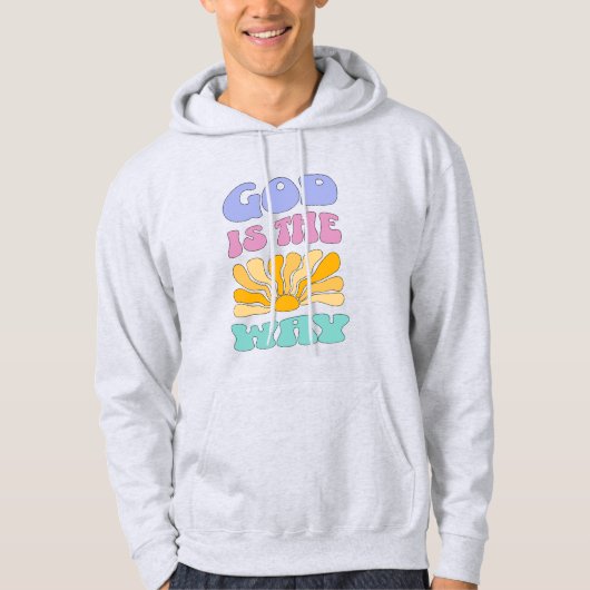 Gott ist der Weg Hoodie (Vorderseite)