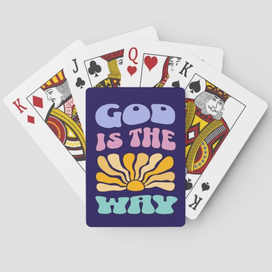 Gott ist der Weg Spielkarten (Rückseite)