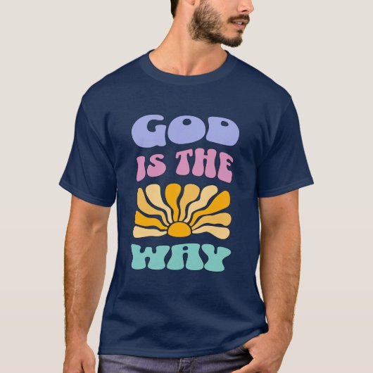Gott ist der Weg T-Shirt (Vorderseite)