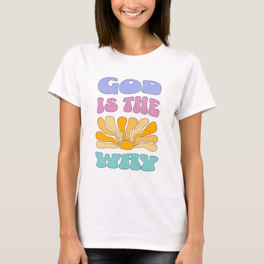Gott ist der Weg T-Shirt (Vorderseite)